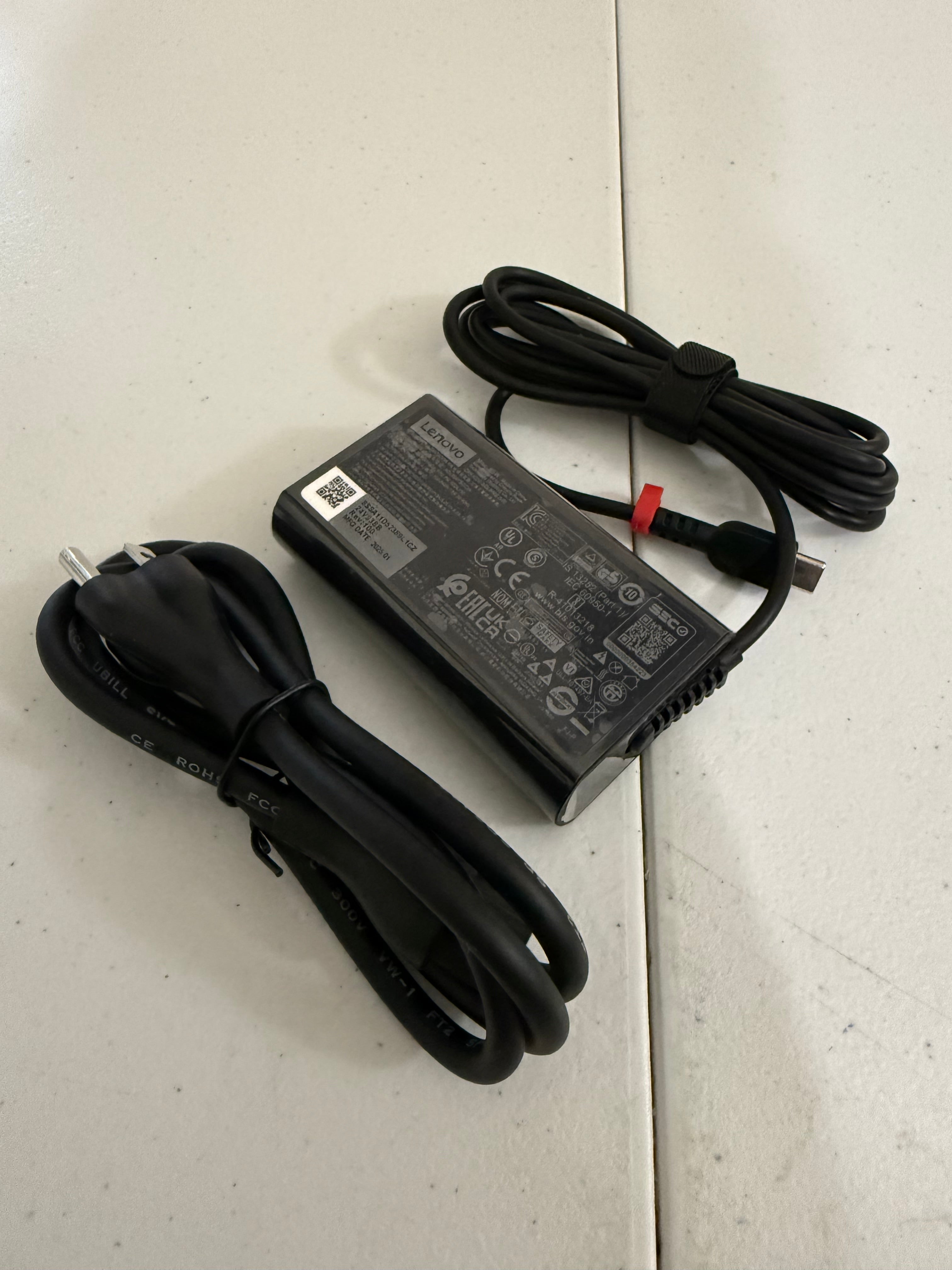 New OEM Lenovo 65W Type C Slim Laptop Power Adapter