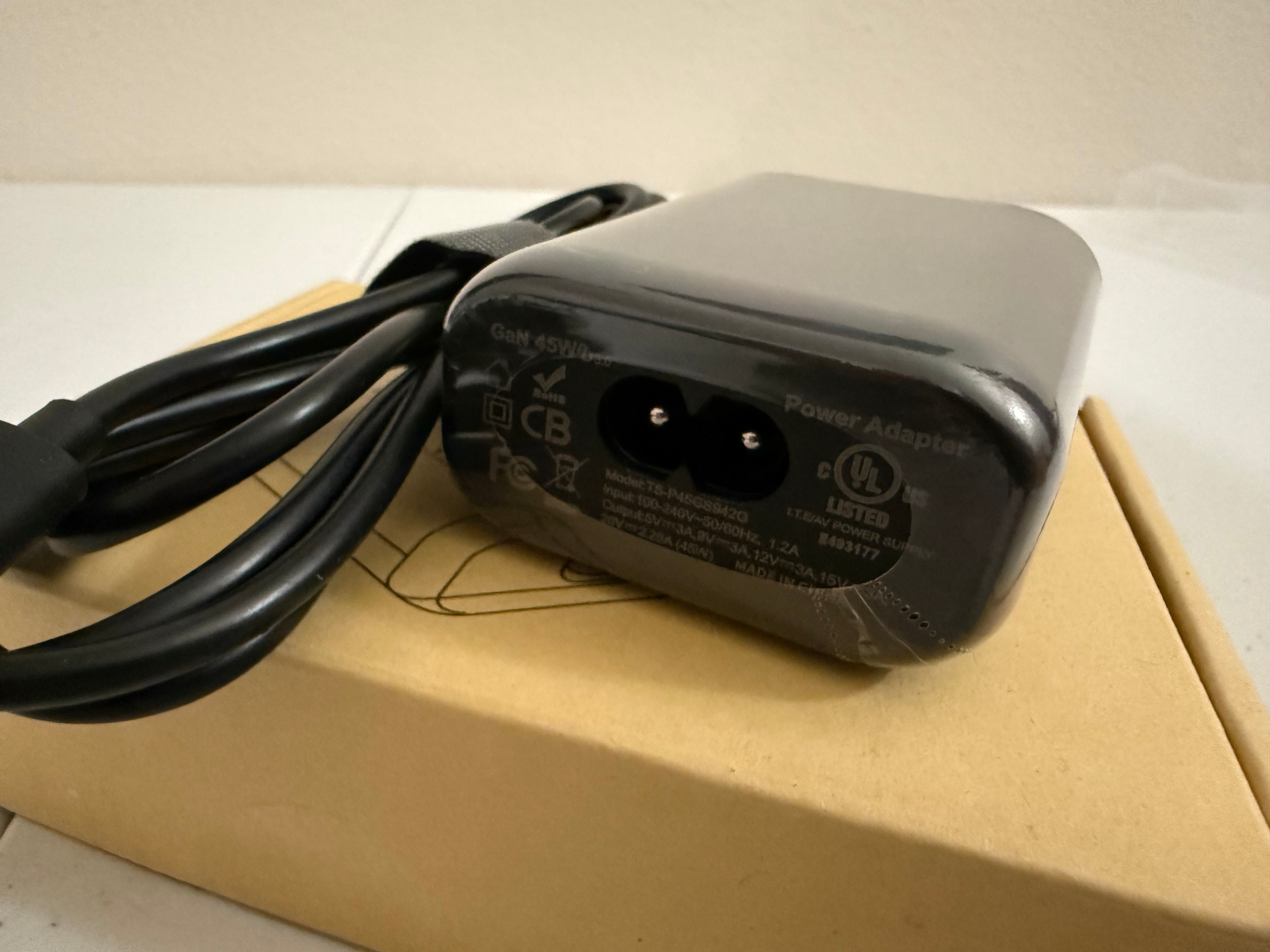Flash Sale! All Purpose Power adapter GaN 45W USB C fast charging