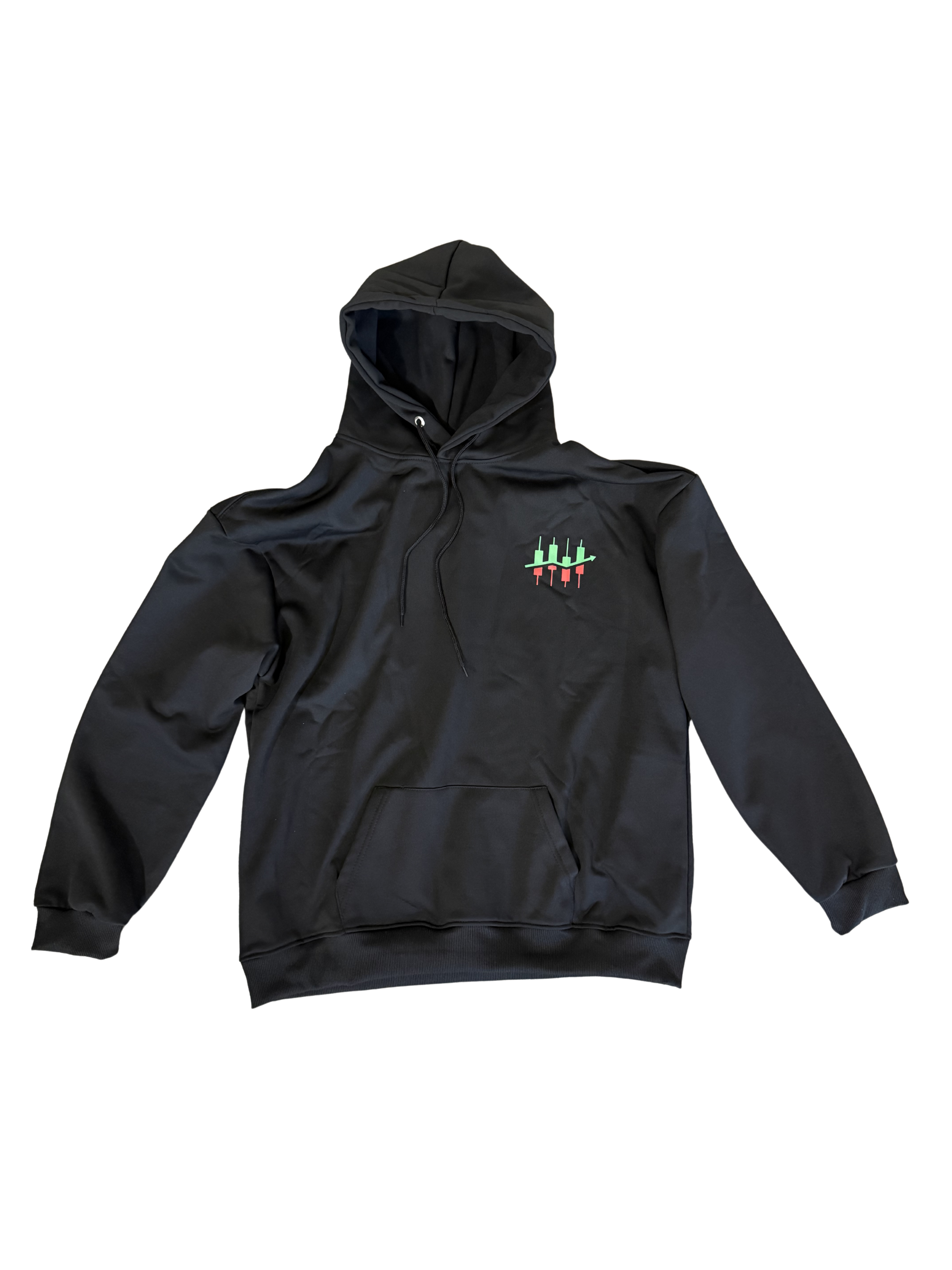 Hoodie for Traders or Stock Market enthusiasts - Candle pattern trade logo - Available now!