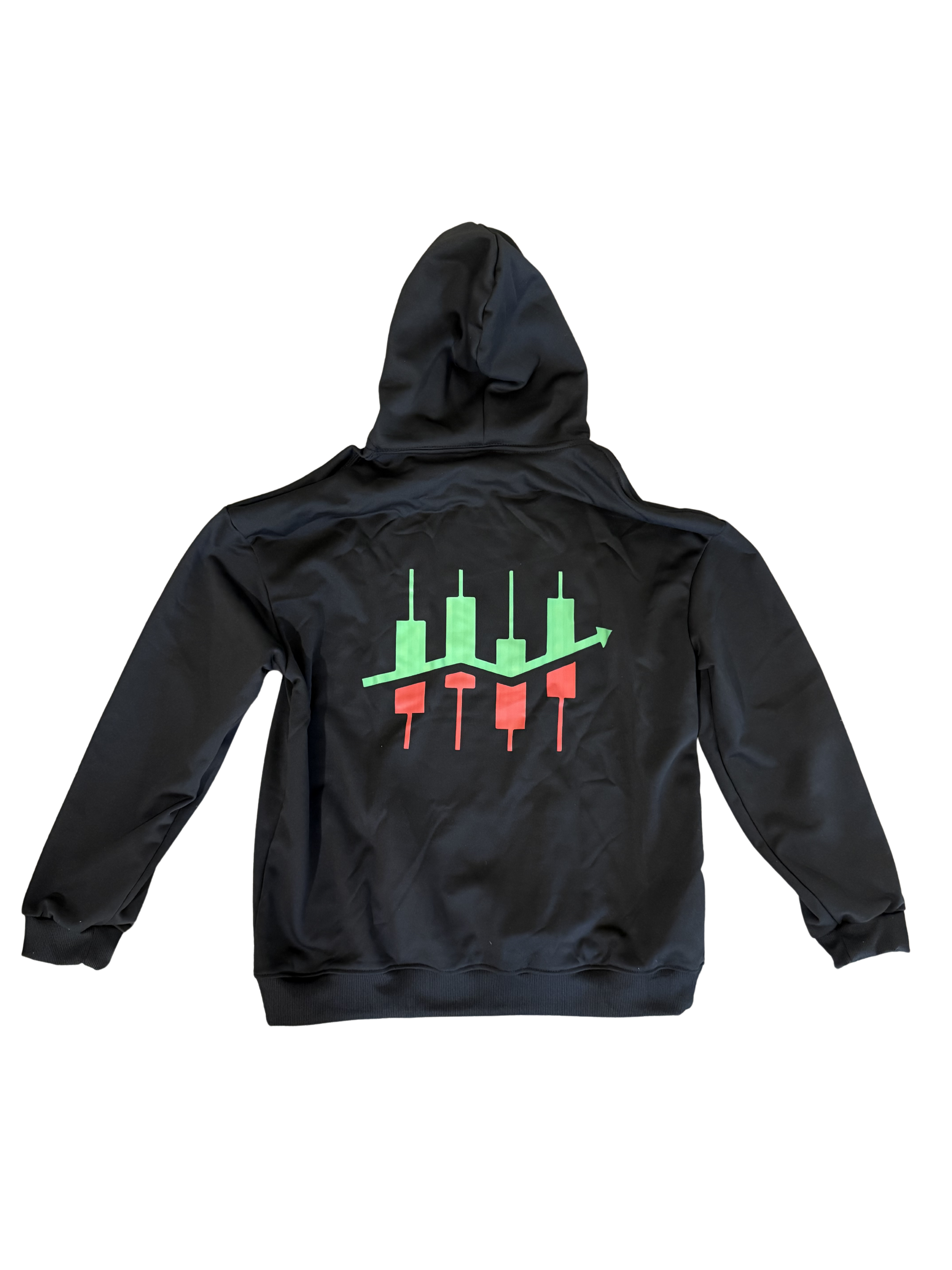Hoodie for Traders or Stock Market enthusiasts - Candle pattern trade logo - Available now!