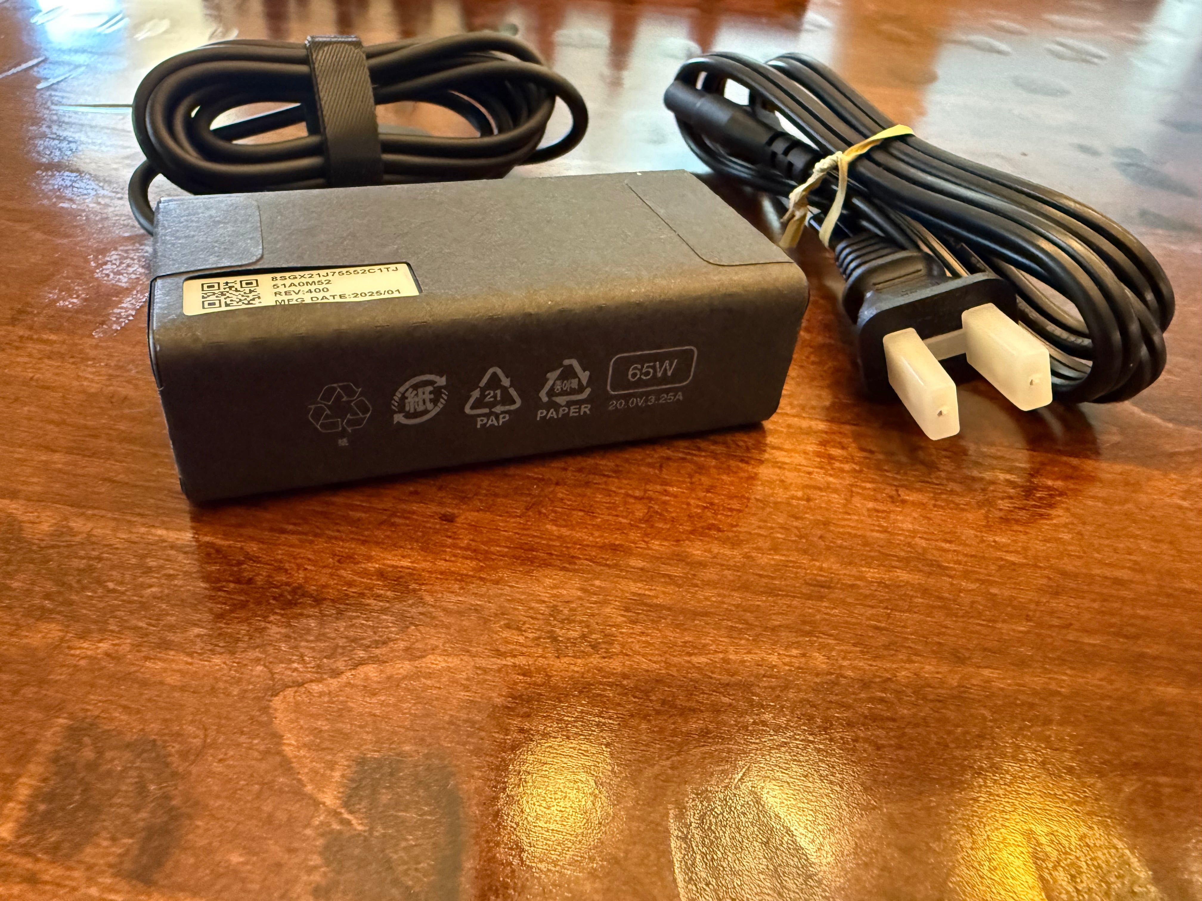 New Style Lenovo 65W Type C Slim Laptop Power Adapter