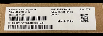 Brand new Lenovo keyboard With Copilot AI Hotkey
