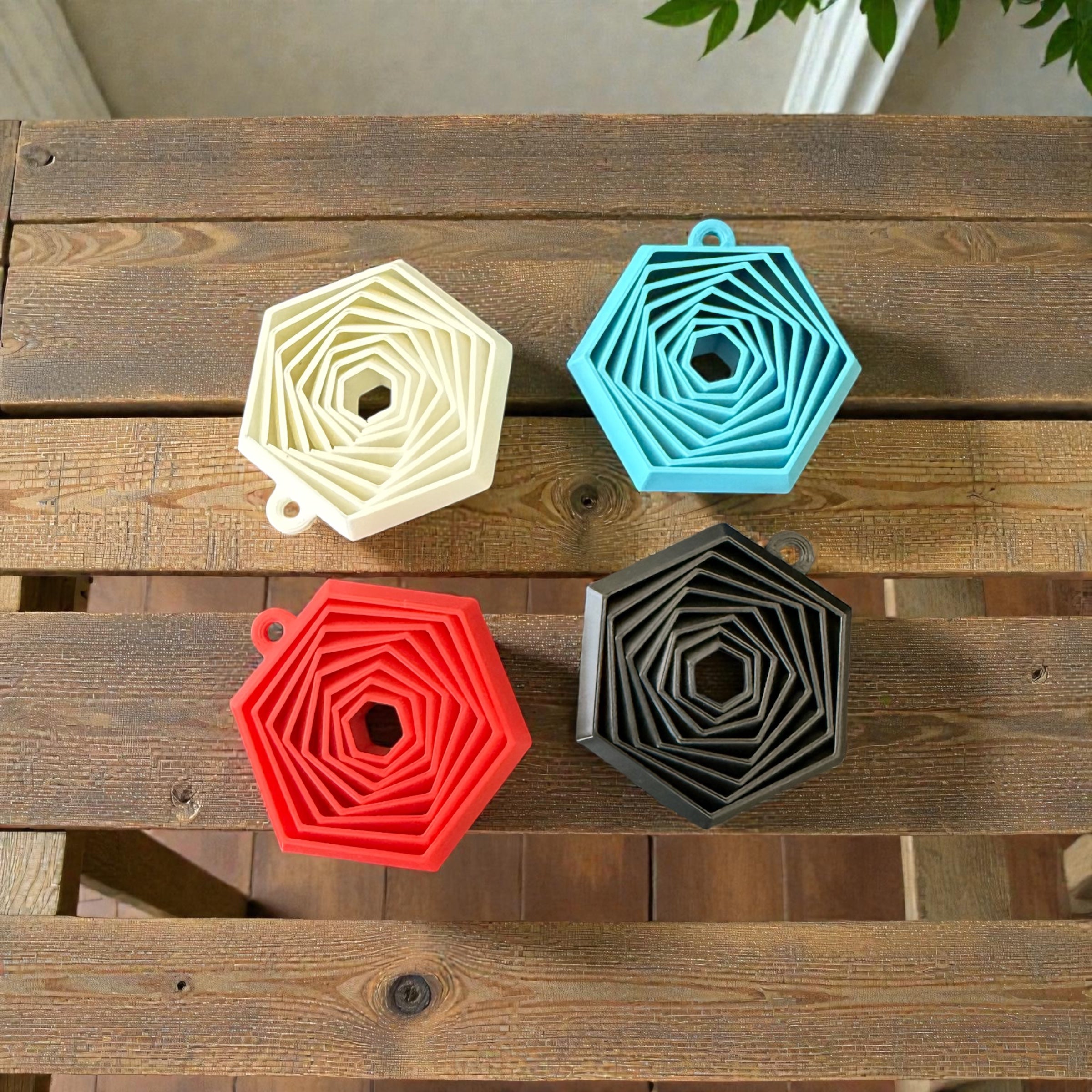 Keychain Hexagon Fidget