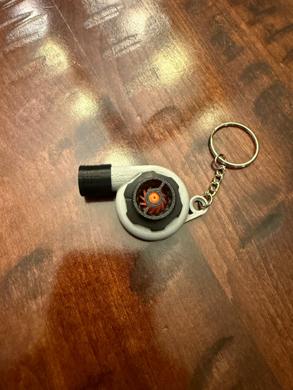 Spinning Turbo Keychain - Car Enthusiast Gift